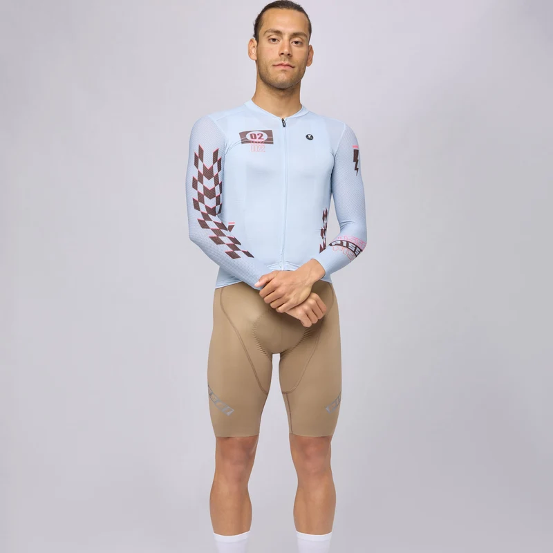 Maglia maniche lunghe Pissei Thunder - Azzurro