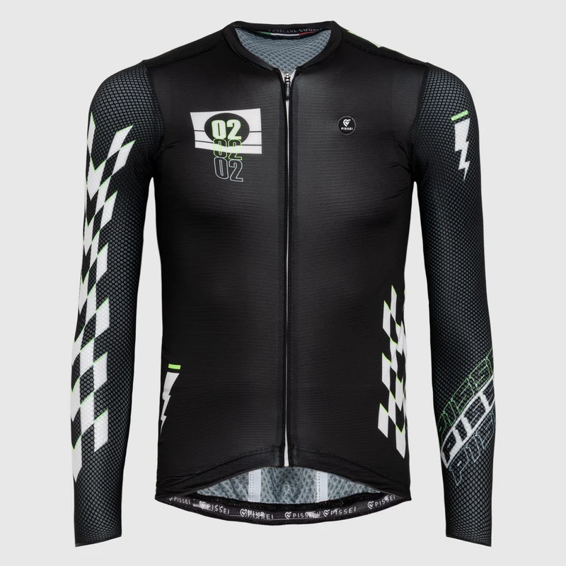 Maglia maniche lunghe Pissei Thunder - Nero