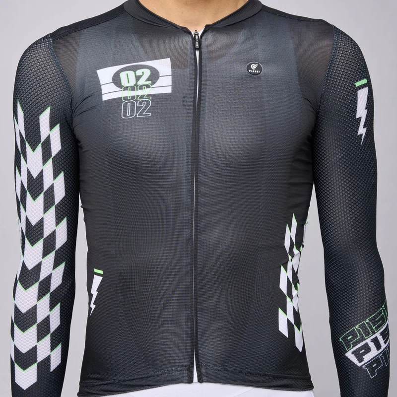 Maglia maniche lunghe Pissei Thunder - Nero