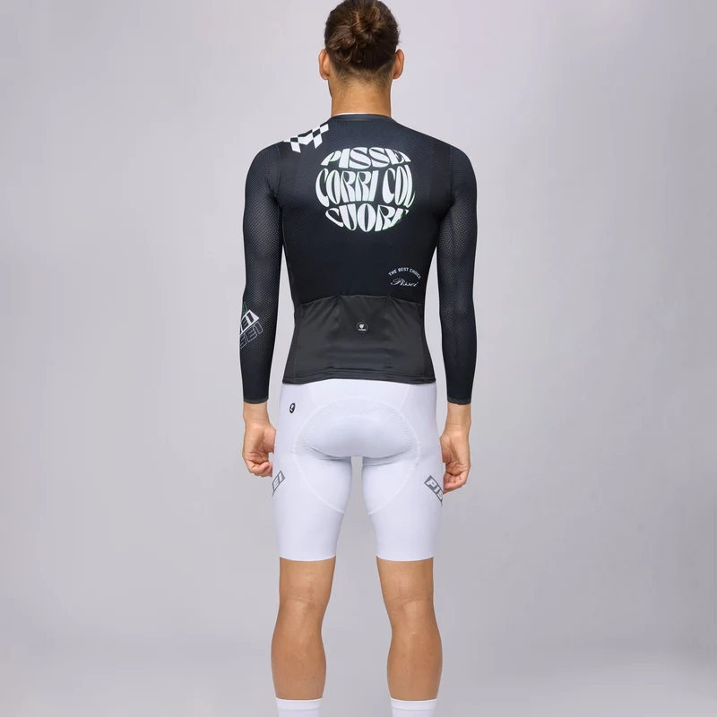 Maglia maniche lunghe Pissei Thunder - Nero