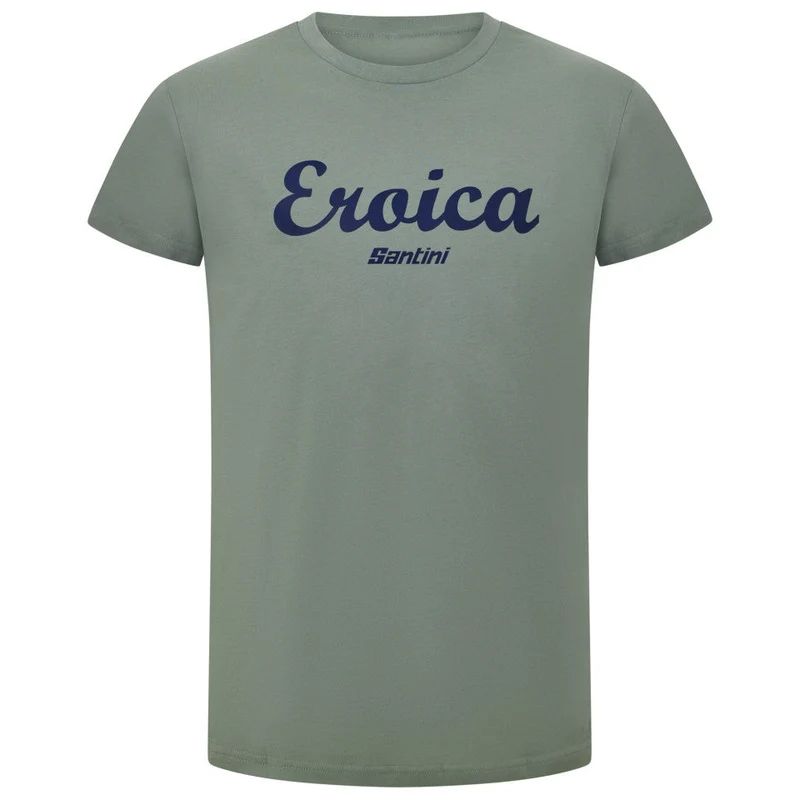 T-Shirt Santini Eroica Cipressi - Verde
