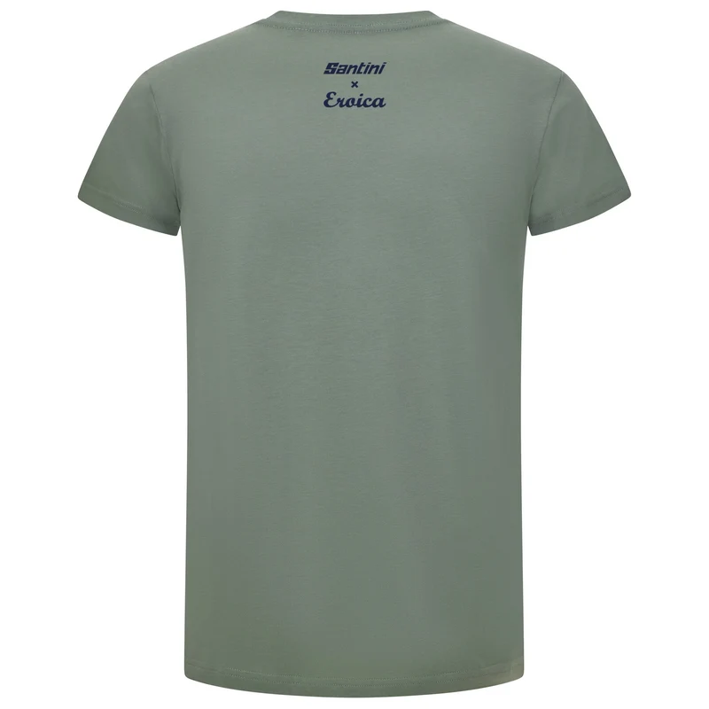 T-Shirt Santini Eroica Cipressi - Verde