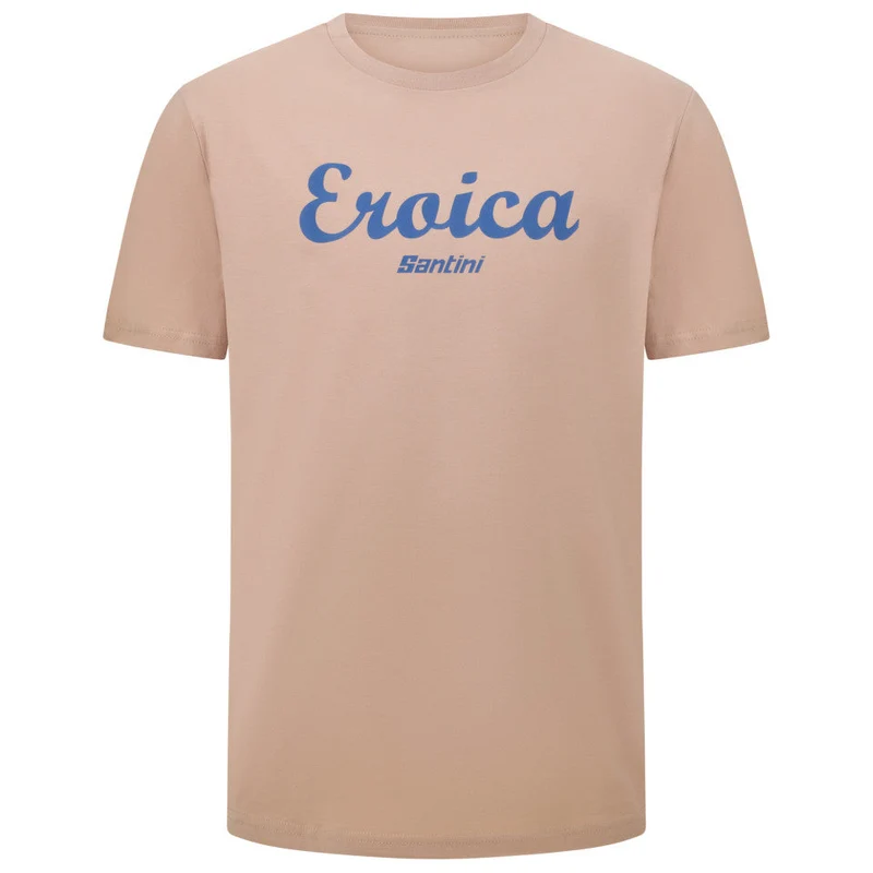 T-Shirt Santini Eroica Cipressi - Beige