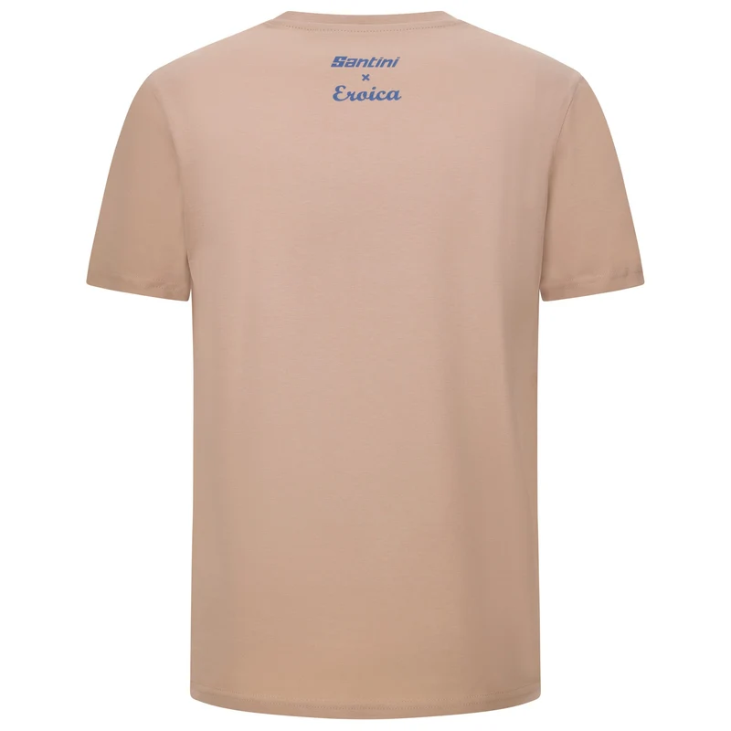 T-Shirt Santini Eroica Cipressi - Beige