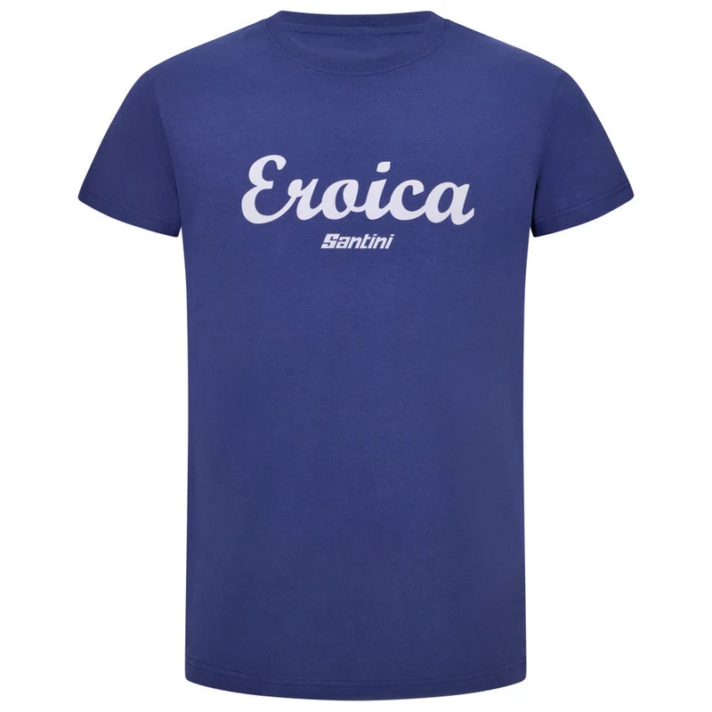 T-Shirt Santini Eroica Cipressi - Blu
