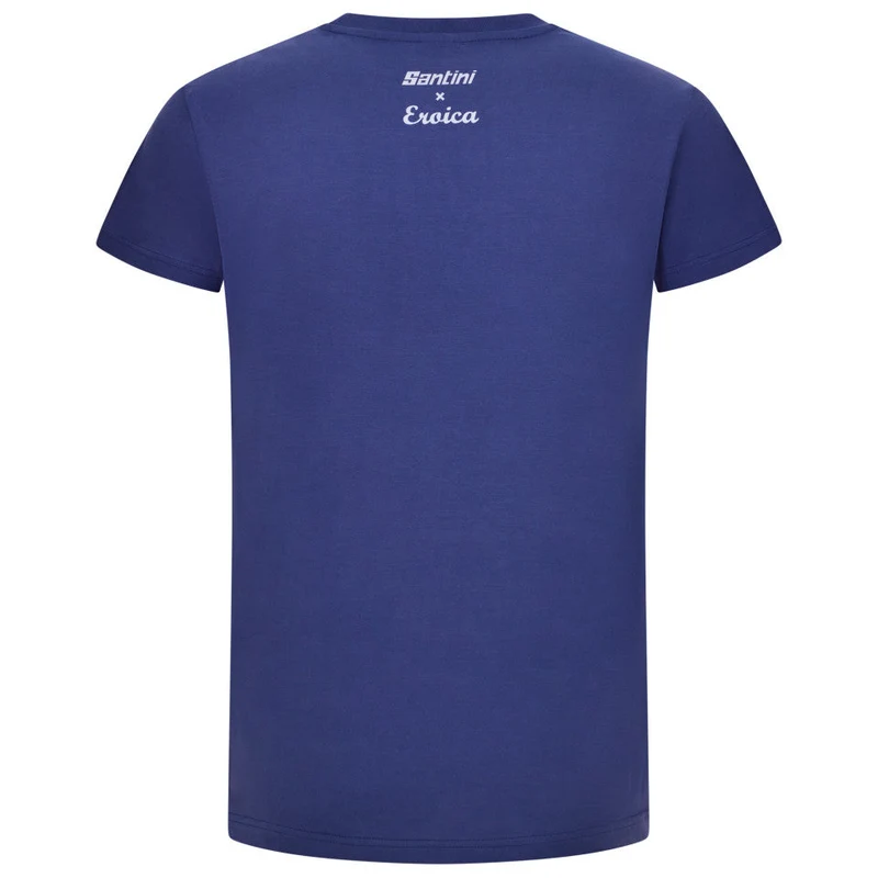 T-Shirt Santini Eroica Cipressi - Blu