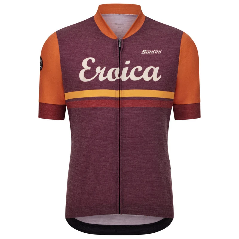 Maglia Santini Eroica Iris - Bordeaux