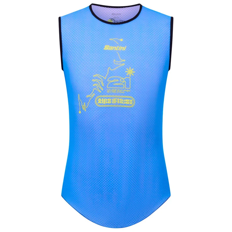 Maglia intima senza maniche Santini Tour de France - Alpe d’Huez