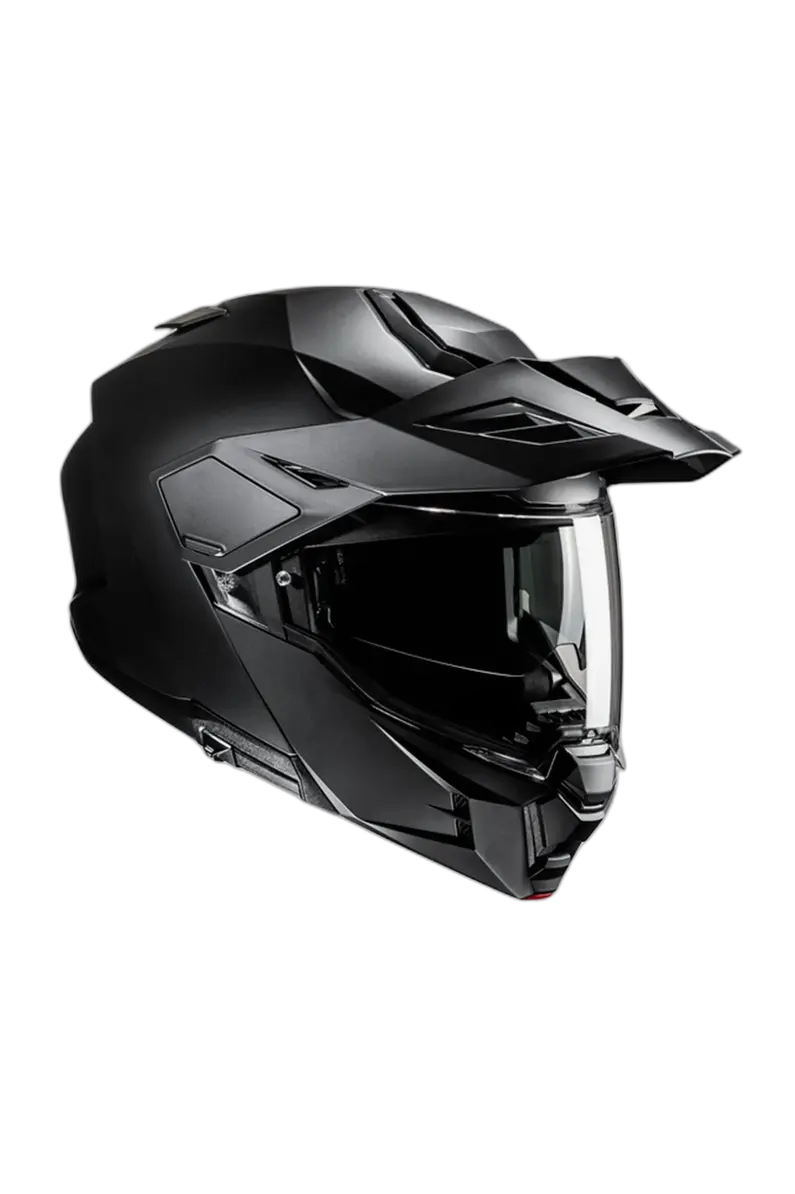 HJC I80 UNITED MODULARE FLIP UP CASCHI DI MOTO AVVENTURA NERO SEMI OPACO
