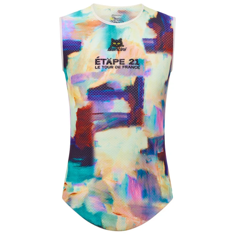 Maglia intima senza maniche Santini Tour de France - Arrivée Montmartre