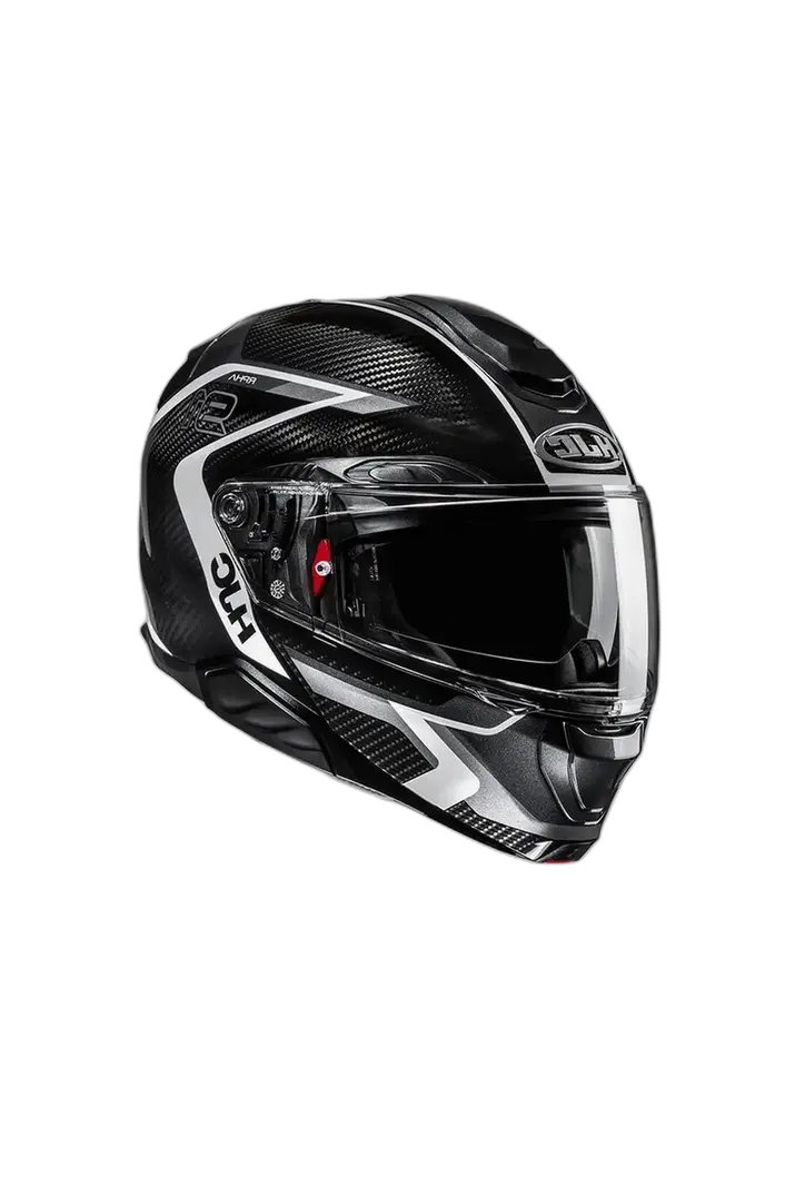 HJC RPHA 91 CARBON LAGOS MC5 CASCHI INTEGRALI MODULARI CASCHI DI MOTO NERO