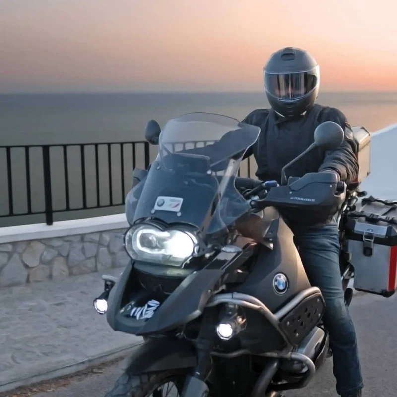 CGM 560C MAD PRO CARBON MODULARE CASCHI DI MOTO NERO OPACO