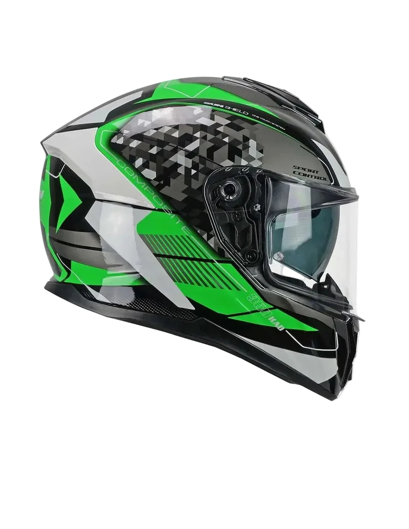 CGM 360S KAD RACE INTEGRALI CASCHI DI MOTO BLU ROSSO