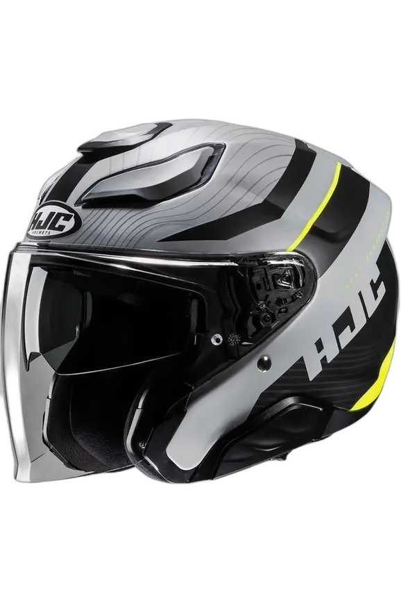 HJC F31 NABY MC3HSF CASCHI JET CASCHI DI MOTO GRIGIO OPACO NERO