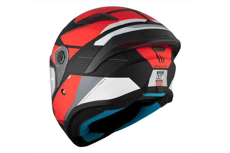 MT TARGO S KAY SPORTIVO TURISMO INTEGRALE B5 CASCHI DI MOTO OPACO ROSSO