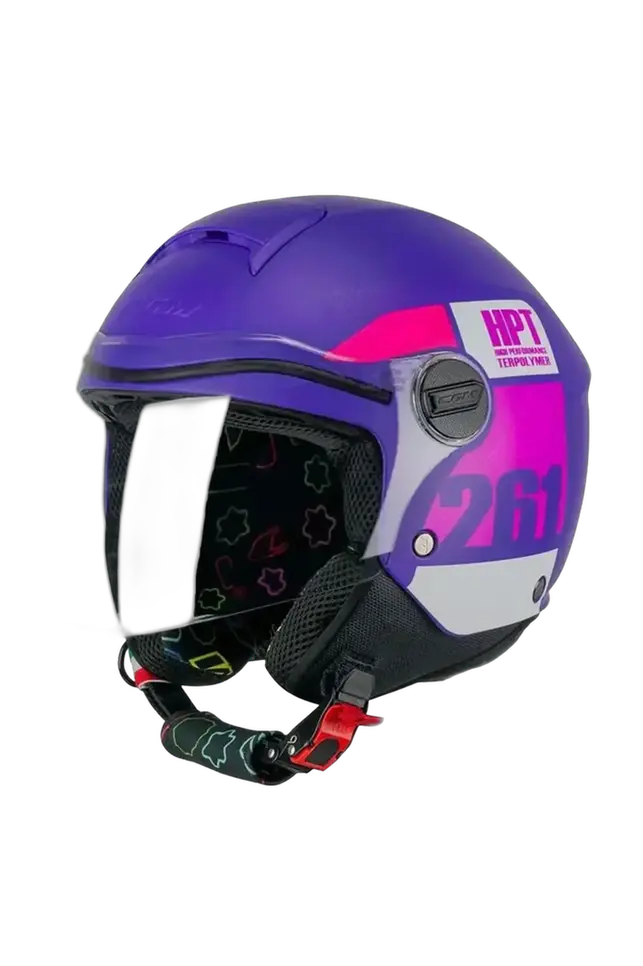 CGM 261X MINI SIGN APERTA JET VIOLA CASCHI DI MOTO ROSA