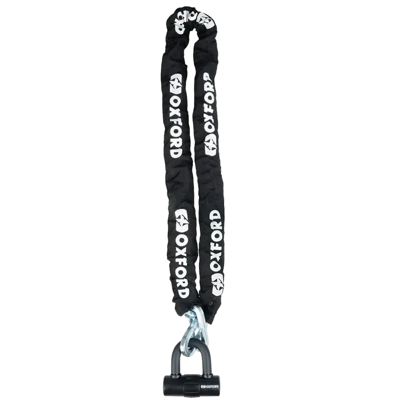 Oxford HD Max 12 mm x 1,2 M Lucchetto A Catena Nero