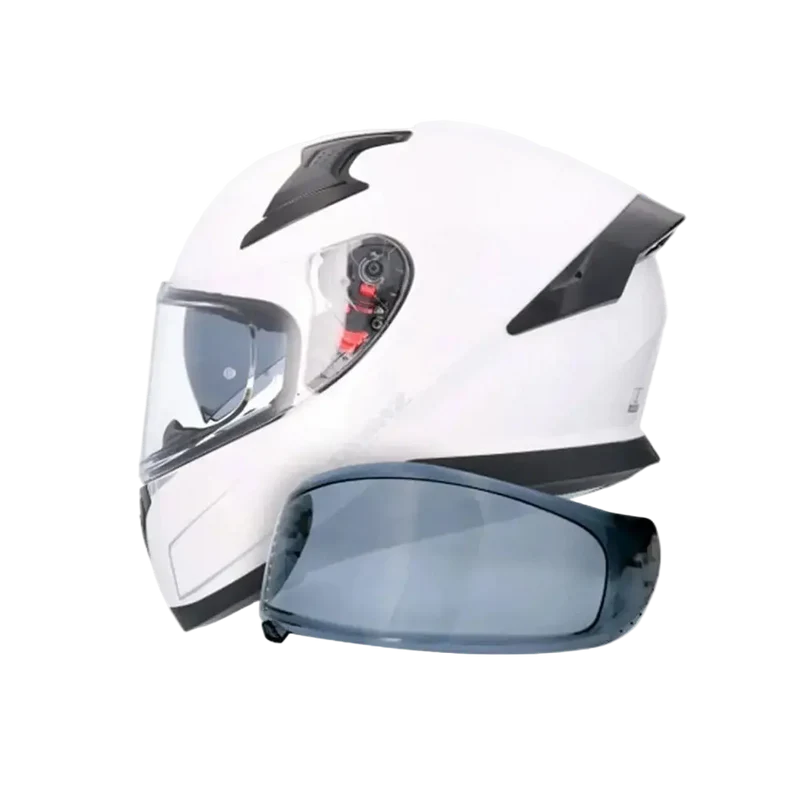 AXOR KATANA SOLID INTEGRALE CASCHI DI MOTO BIANCO PERLA