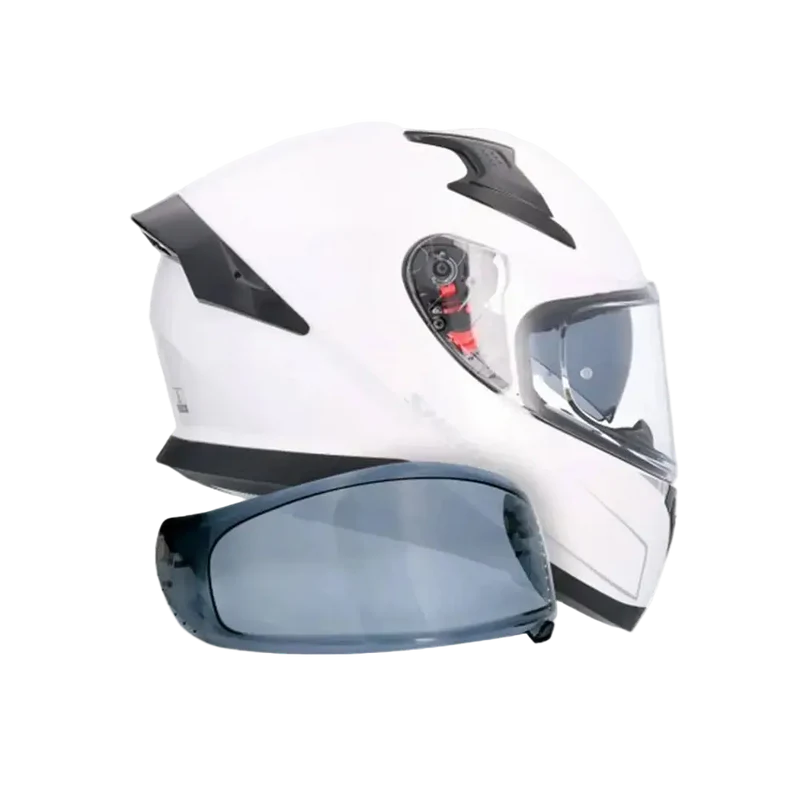 AXOR KATANA SOLID INTEGRALE CASCHI DI MOTO BIANCO PERLA