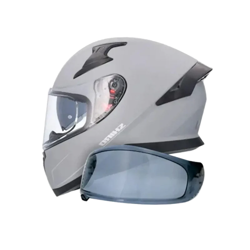 SHIRO KATANA SOLID INTEGRALI CASCHI DI MOTO TITANIUM OPACO
