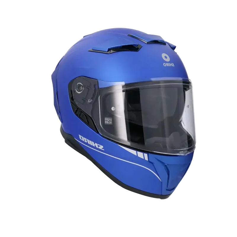 SHIRO FF939 ALPHA INTEGRALI CASCHI DI MOTO OPACO BLU