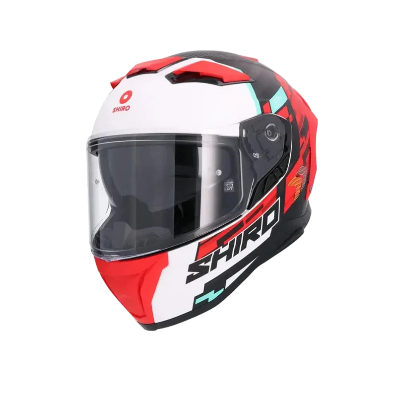 SHIRO FF939 ALPHA CICLO INTEGRALI CASCHI DI MOTO ROSSO OPACO