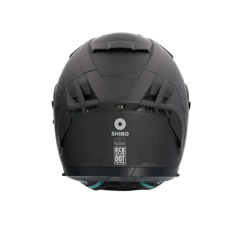 SHIRO FF939 ALPHA INTEGRALI CASCHI DI MOTO OPACO NERO