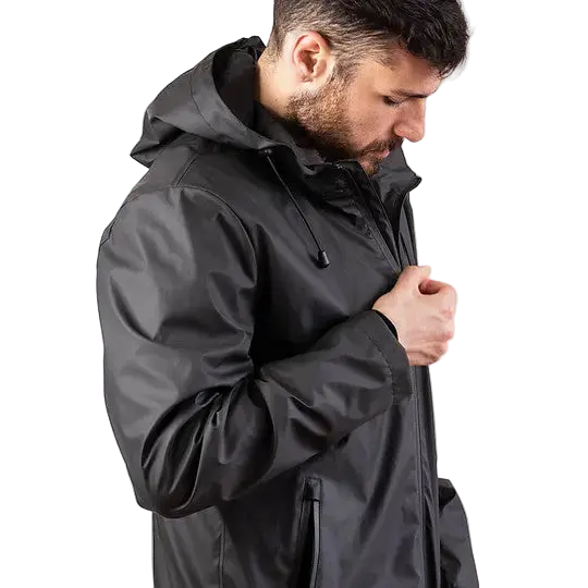 GIACCA ANTIPIOGGIA IMPERMEABILE TJ MARVIN SPORTIVA J01 NERO