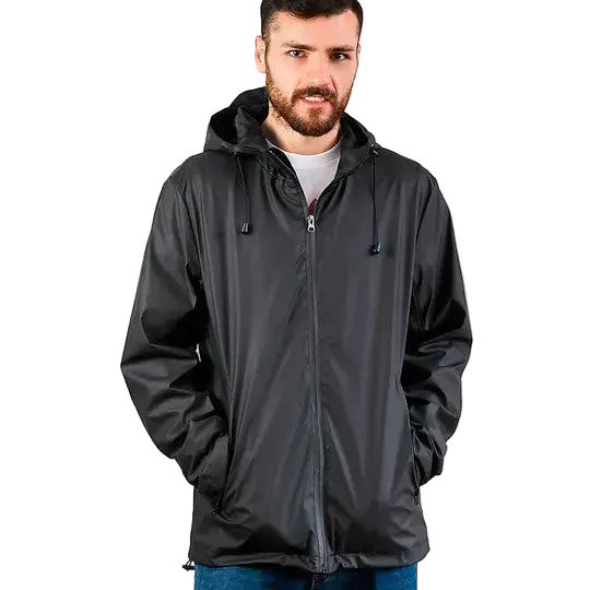 GIACCA ANTIPIOGGIA IMPERMEABILE TJ MARVIN SPORTIVA J01 NERO