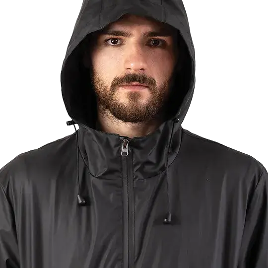 GIACCA ANTIPIOGGIA IMPERMEABILE TJ MARVIN SPORTIVA J01 NERO