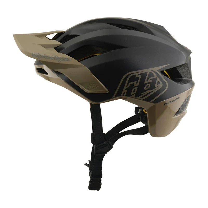Casco Troy Lee Designs Flowline - Nero marrone