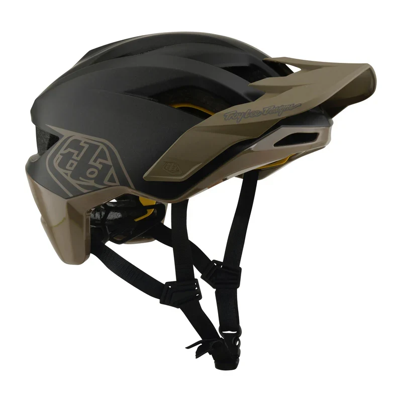 Casco Troy Lee Designs Flowline - Nero marrone