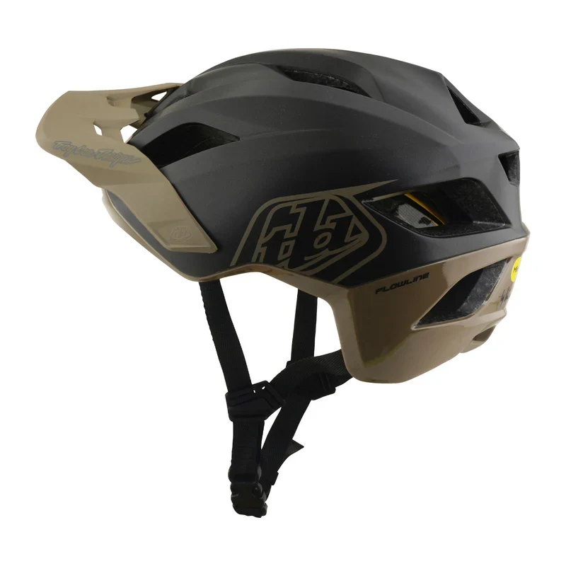 Casco Troy Lee Designs Flowline - Nero marrone