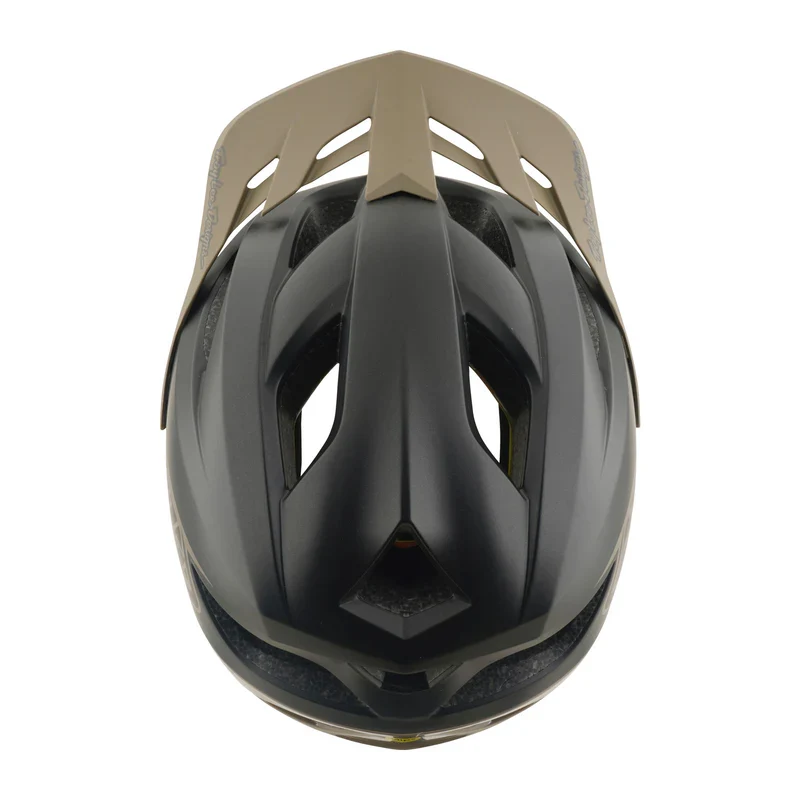 Casco Troy Lee Designs Flowline - Nero marrone