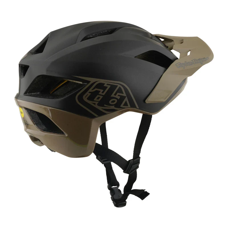Casco Troy Lee Designs Flowline - Nero marrone
