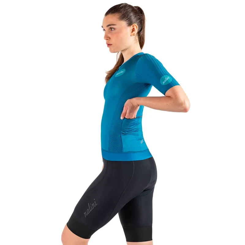 Maglia donna Nalini Skinfluid - Blu
