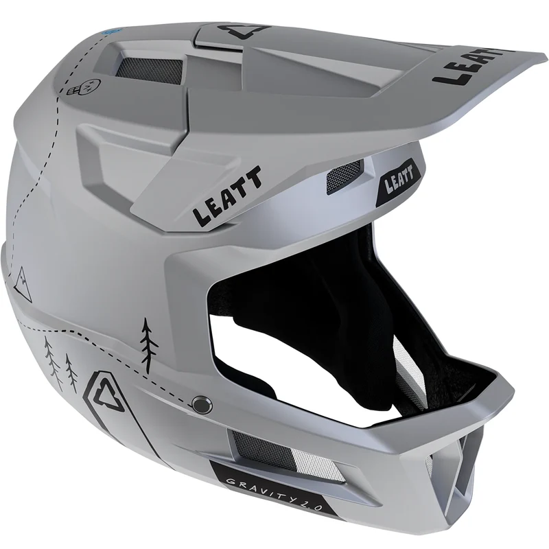 Casco Leatt MTB Gravity 2.0 - Grigio