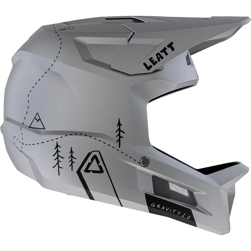 Casco Leatt MTB Gravity 2.0 - Grigio