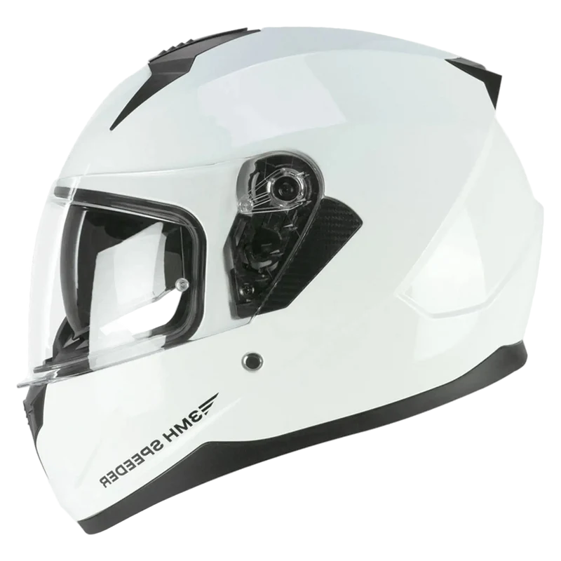 SKA-P 3MHA Speeder Moto Integrale Caschi Bianco