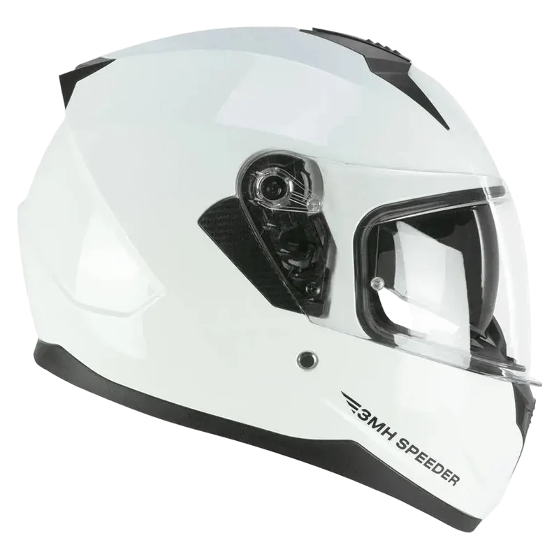 SKA-P 3MHA Speeder Moto Integrale Caschi Bianco