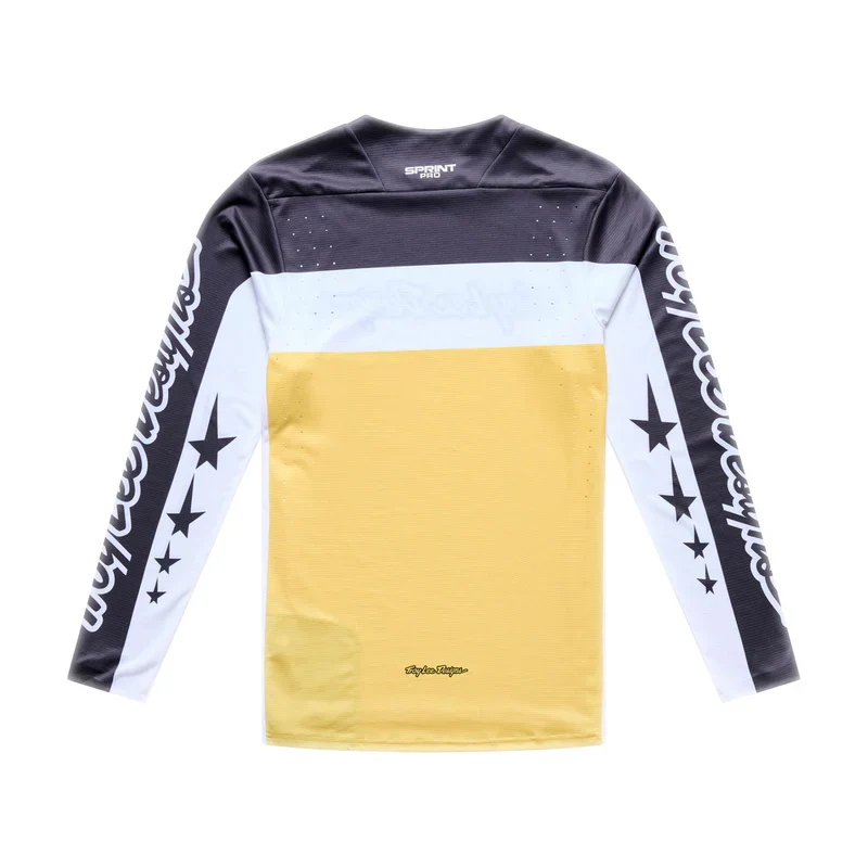 Maglia maniche lunghe Troy Lee Designs Yo Moto - Nero Giallo