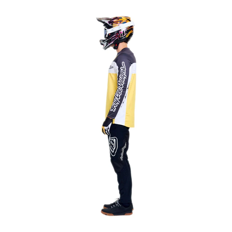 Maglia maniche lunghe Troy Lee Designs Yo Moto - Nero Giallo
