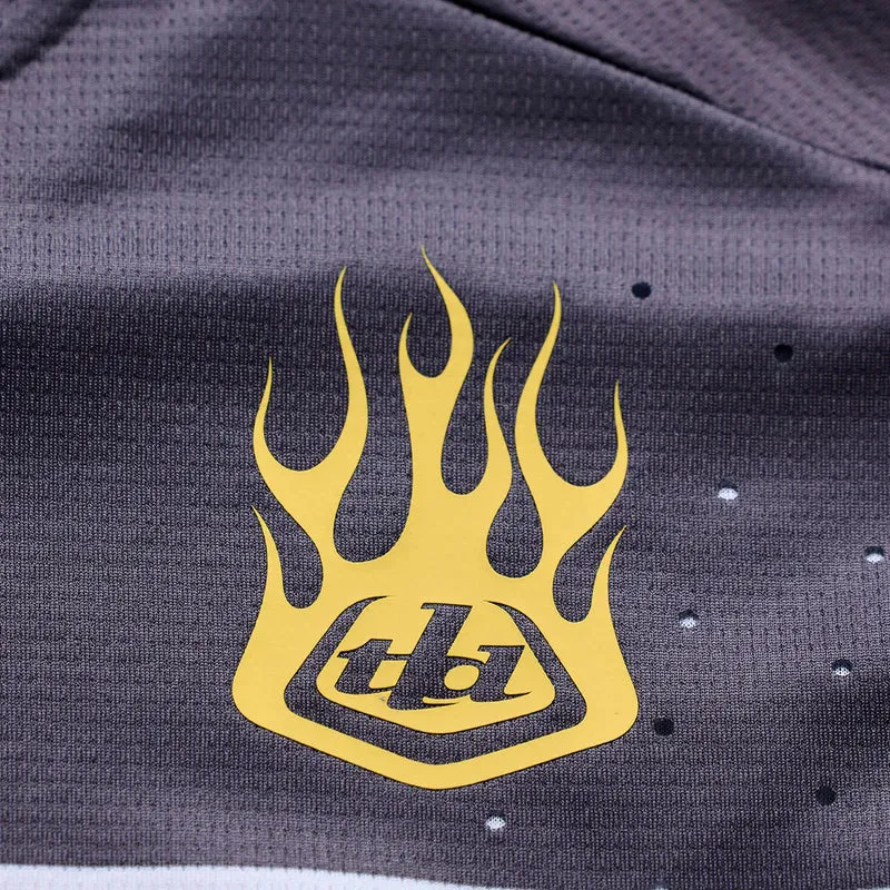 Maglia maniche lunghe Troy Lee Designs Yo Moto - Nero Giallo