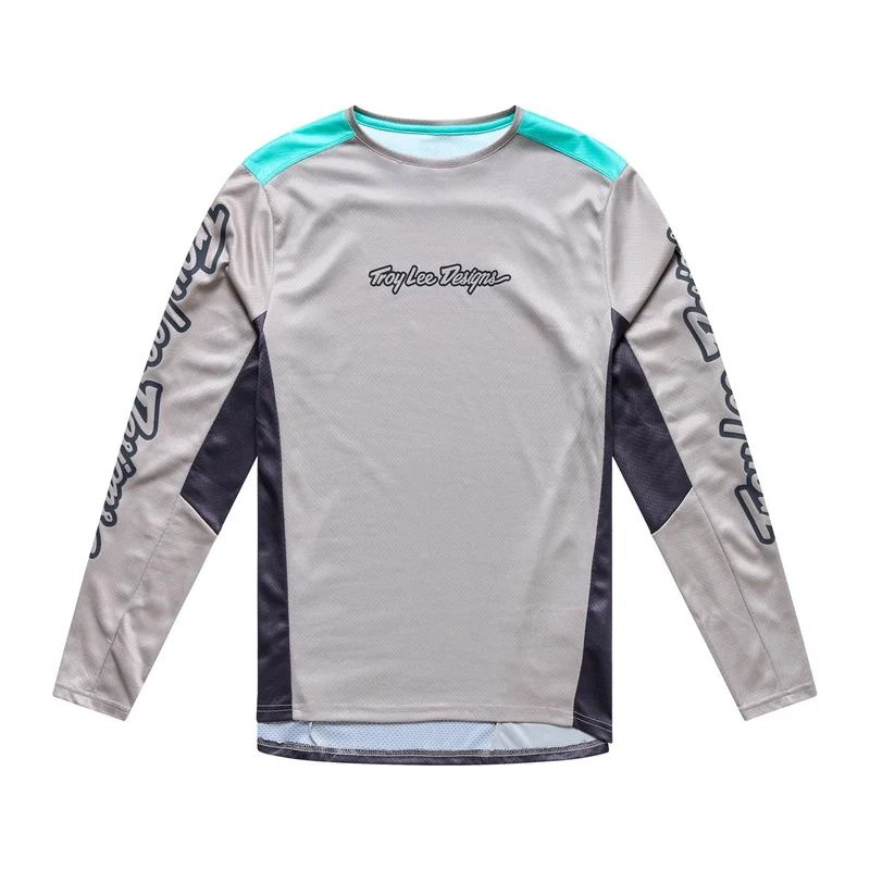 Maglia maniche lunghe Troy Lee Designs Stage Signature - Beige