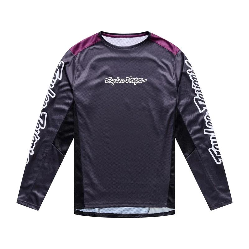Maglia maniche lunghe Troy Lee Designs Stage Signature - Nero