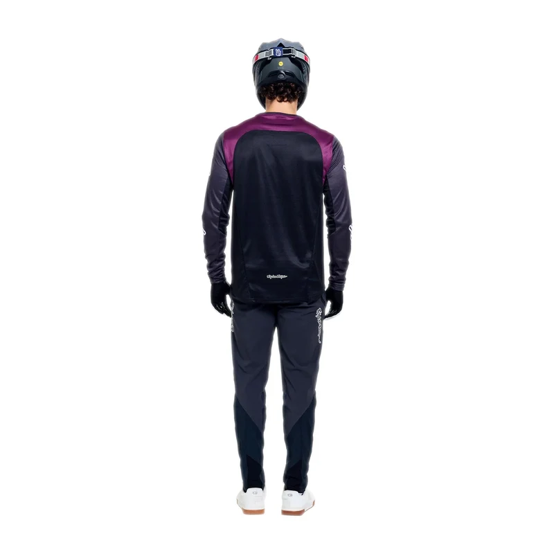 Maglia maniche lunghe Troy Lee Designs Stage Signature - Nero