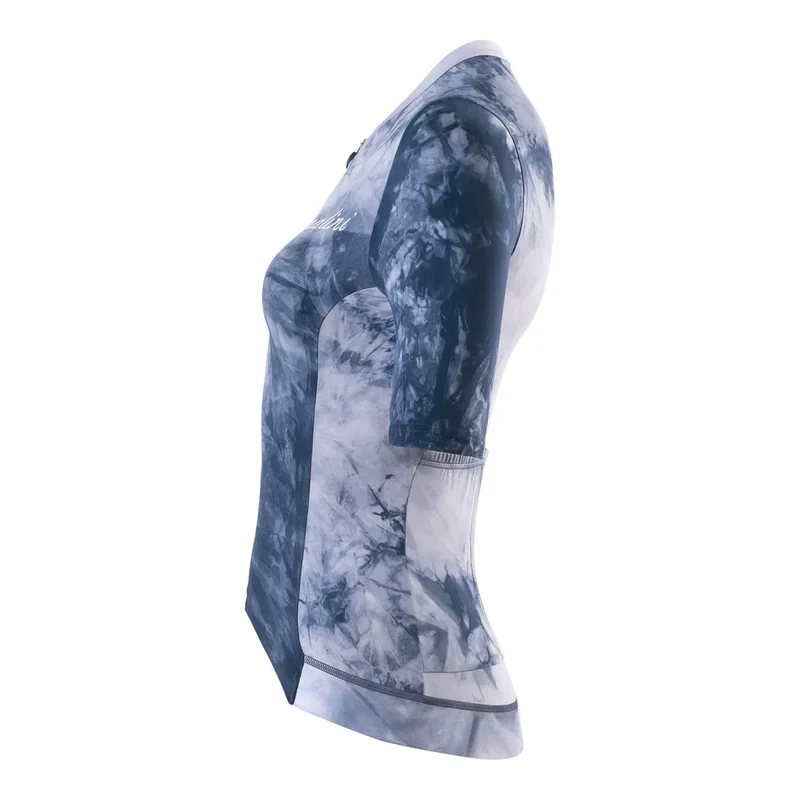 Maglia donna Nalini Tie Dye - Blu