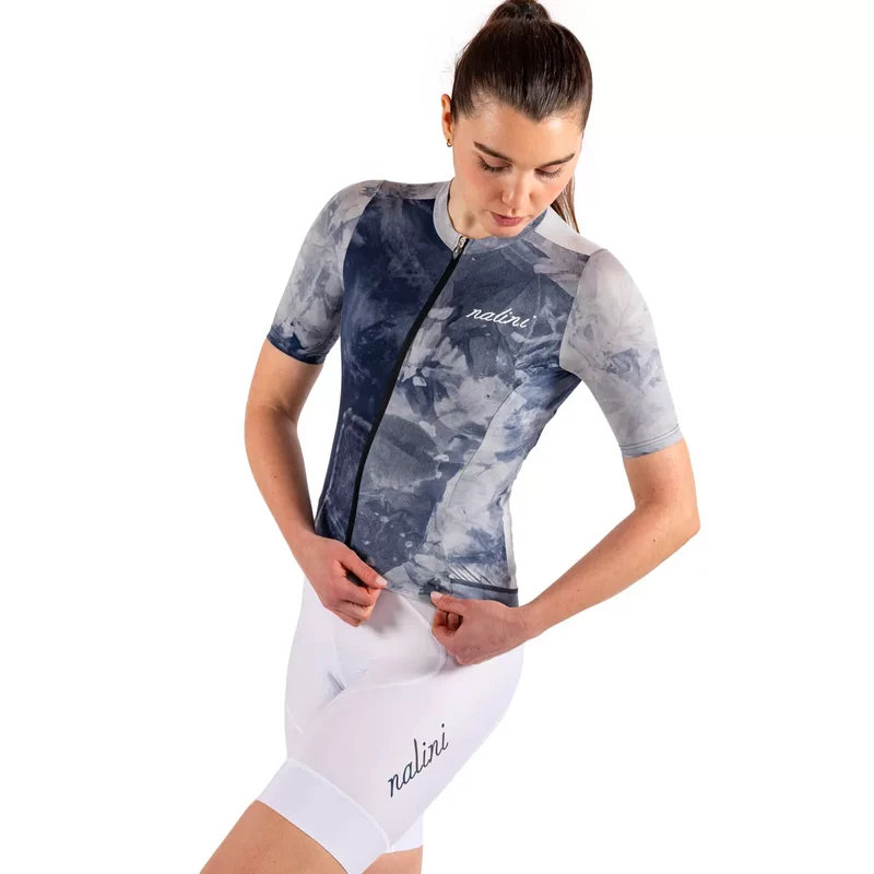 Maglia donna Nalini Tie Dye - Blu