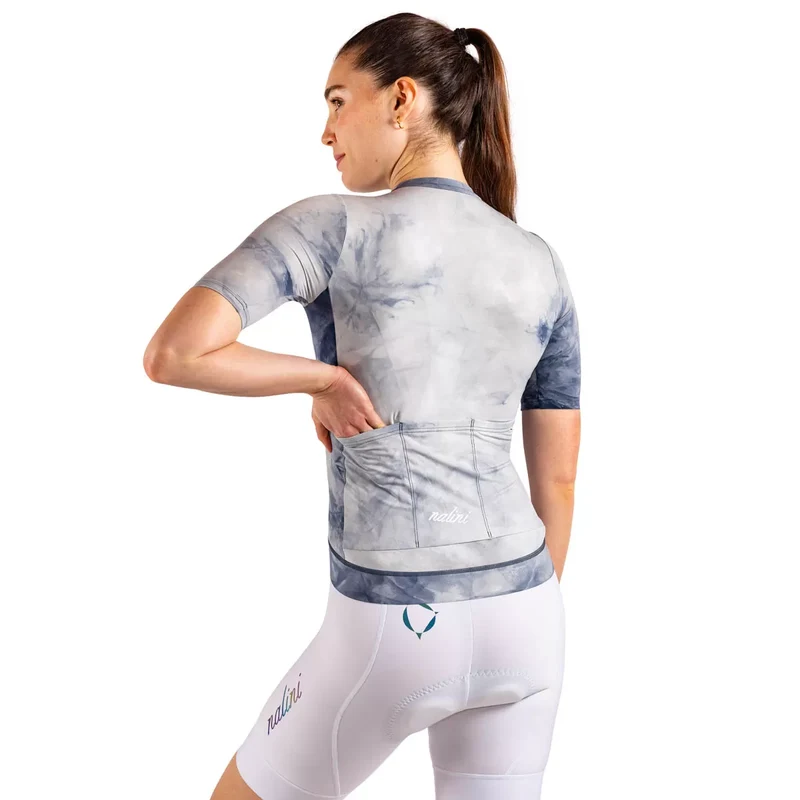 Maglia donna Nalini Tie Dye - Blu