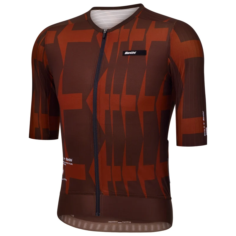 Maglia Santini Mads Pedersen Momentum Series - Marrone